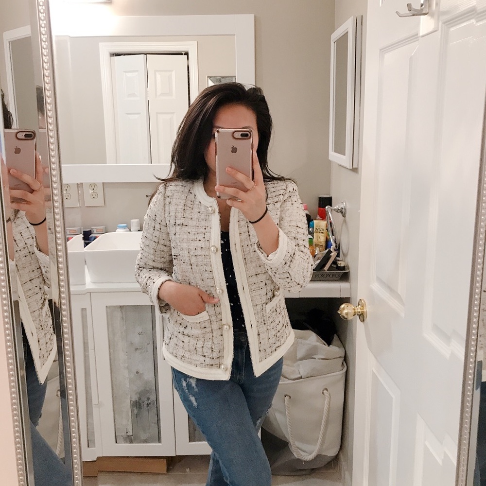 Anne Klein tweeted jacket